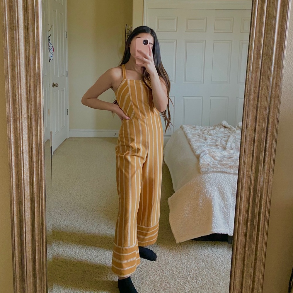 Yellow jumpsuit